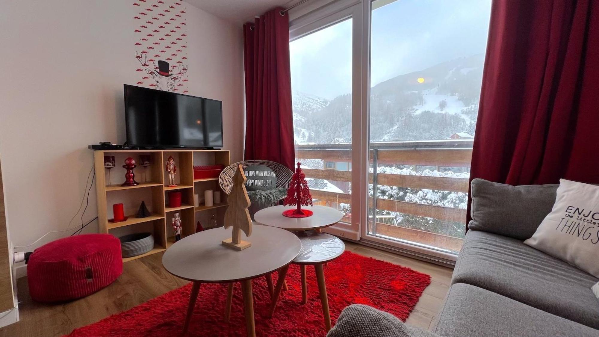 Rouge Canneberge -8 Personnes- 84M2 Vue Degagee Setaz Valloire Esterno foto