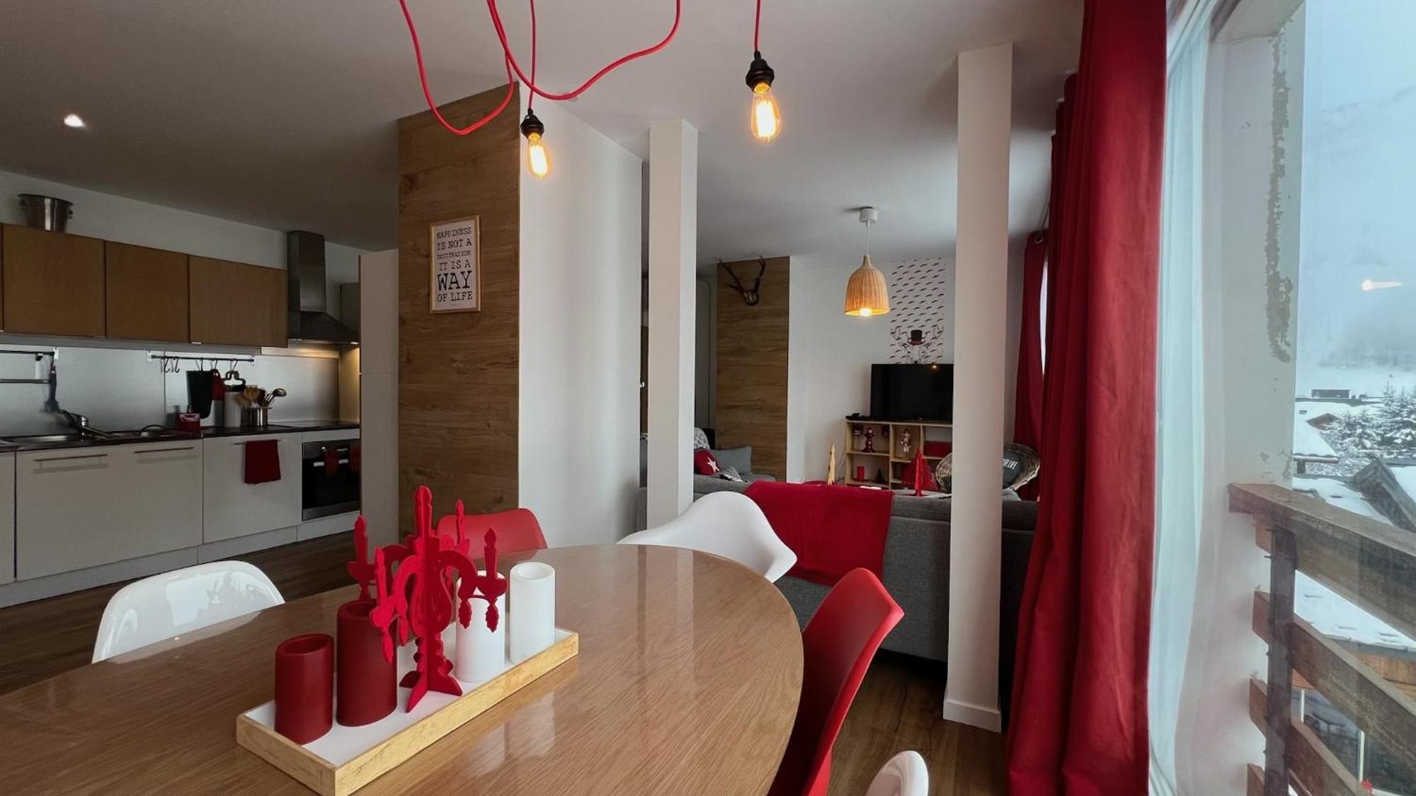 Rouge Canneberge -8 Personnes- 84M2 Vue Degagee Setaz Valloire Esterno foto