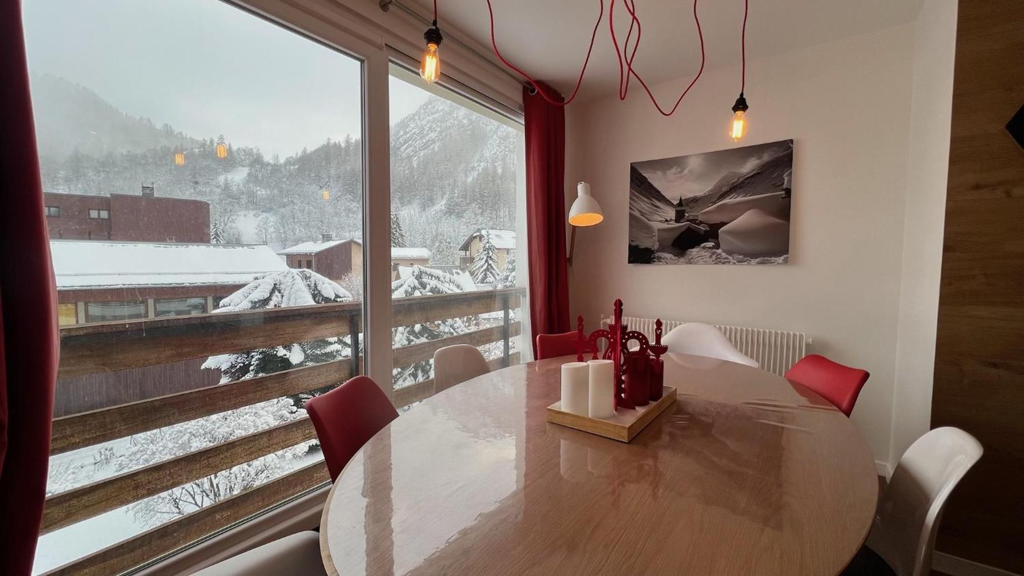 Rouge Canneberge -8 Personnes- 84M2 Vue Degagee Setaz Valloire Esterno foto
